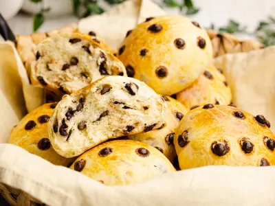 Quark-Schokobrötchen